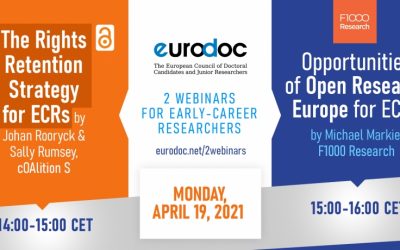Eurodoc spletna seminarja za raziskovalce